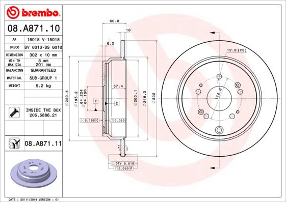 AP 15018 - Тормозной диск autodnr.net