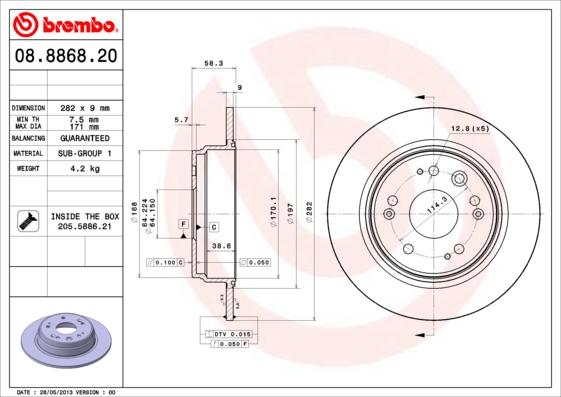 AP 15055 - Тормозной диск autodnr.net