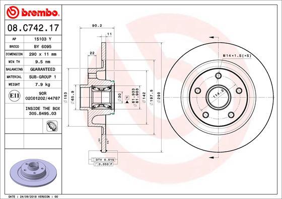 AP 15103 Y - Тормозной диск autodnr.net