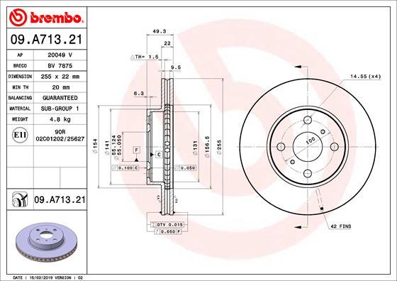 AP 20049 V - Гальмівний диск autocars.com.ua