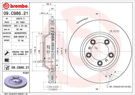 AP 20072V - Гальмівний диск autocars.com.ua