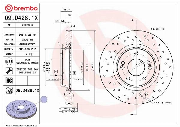 AP 20079 X - Гальмівний диск autocars.com.ua