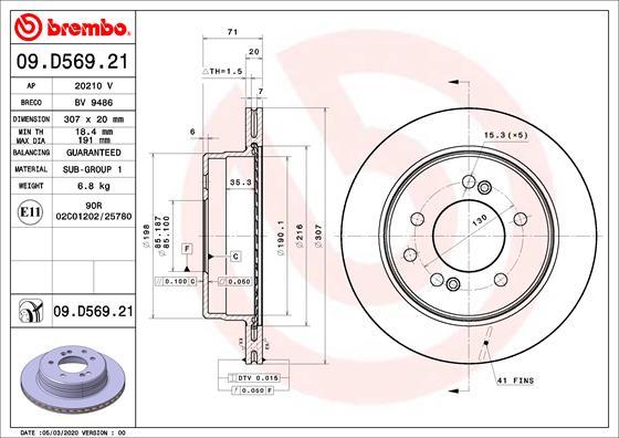 AP 20210 V - Гальмівний диск autocars.com.ua