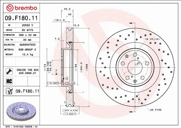 AP 20522 V - Гальмівний диск autocars.com.ua