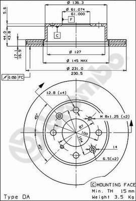 AP 24148 - Тормозной диск autodnr.net