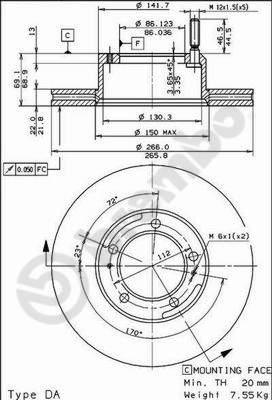 AP 24169 - Тормозной диск autodnr.net