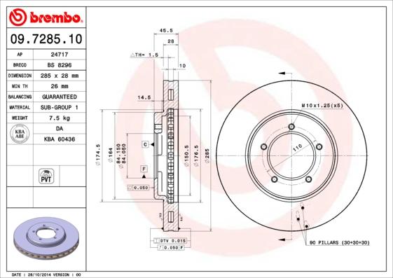 AP 24717 - Тормозной диск autodnr.net