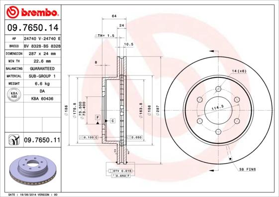 BENDIX 145147 - Гальмівний диск autocars.com.ua