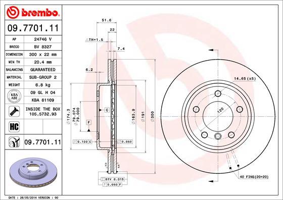 AP 24746 V - Гальмівний диск autocars.com.ua