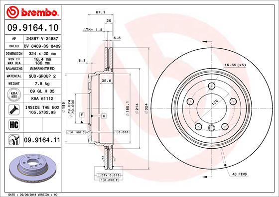 AP 24887 - Гальмівний диск autocars.com.ua