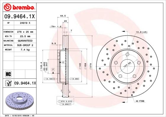 AP 24919 X - Гальмівний диск autocars.com.ua