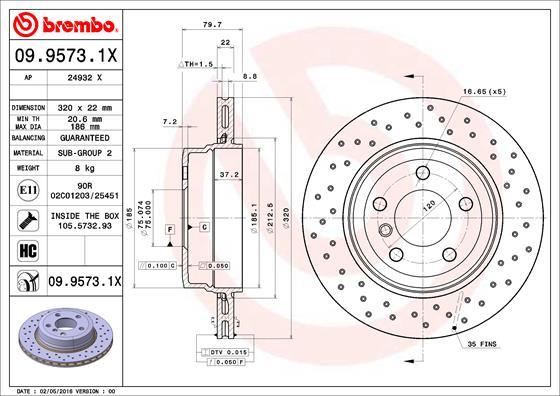 AP 24932 X - Гальмівний диск autocars.com.ua