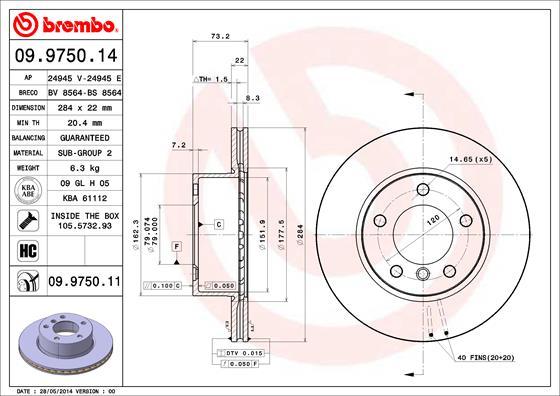 AP 24945 E - Гальмівний диск autocars.com.ua