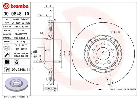 AP 24977 - Тормозной диск autodnr.net