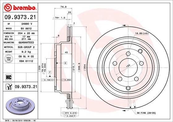 AP 24990 V - Гальмівний диск autocars.com.ua