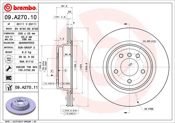 AP 25111 - Гальмівний диск autocars.com.ua