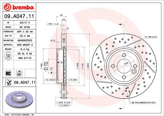 AP 25117 V - Тормозной диск avtokuzovplus.com.ua