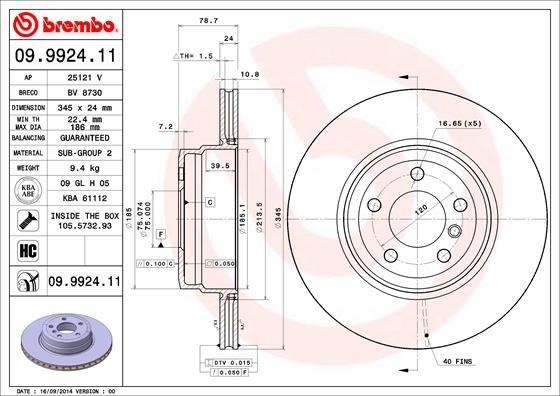 AP 25121 V - Тормозной диск avtokuzovplus.com.ua