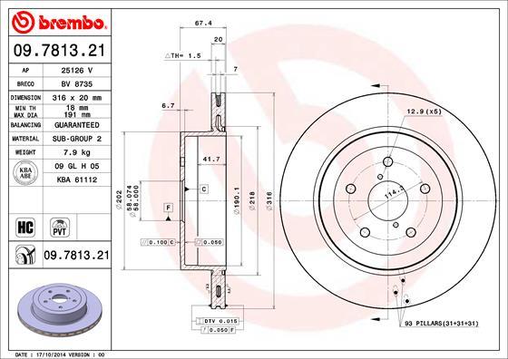 AP 25126 V - Тормозной диск avtokuzovplus.com.ua