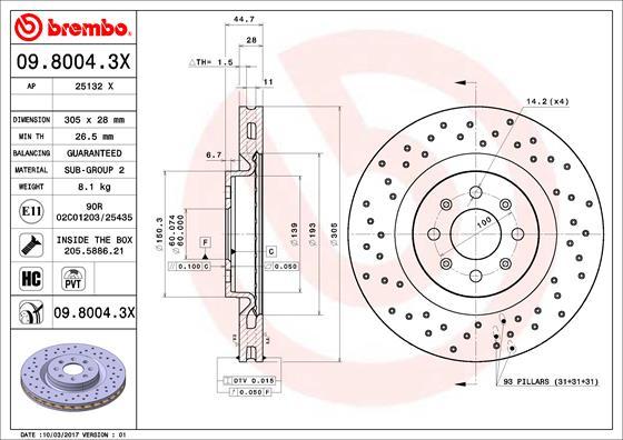 AP 25132 X - Тормозной диск autodnr.net