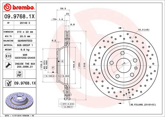 AP 25148 X - Гальмівний диск autocars.com.ua