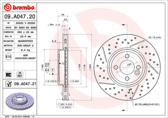 AP 25250 V - Тормозной диск avtokuzovplus.com.ua