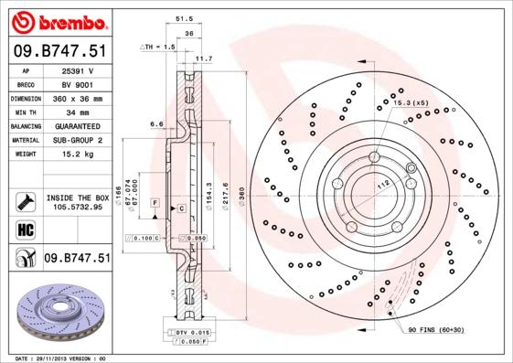 AP 25391 V - Тормозной диск avtokuzovplus.com.ua