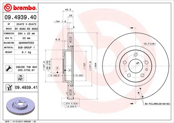 AP 25472 V - Тормозной диск avtokuzovplus.com.ua