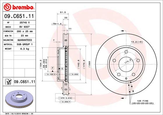 AP 25475V - Гальмівний диск autocars.com.ua