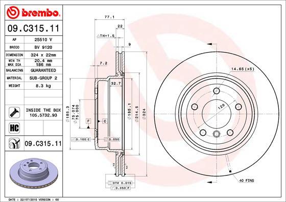 AP 25510 V - Тормозной диск avtokuzovplus.com.ua