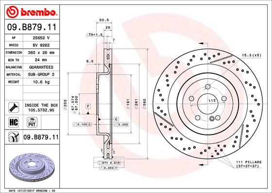 AP 25652 V - Гальмівний диск autocars.com.ua