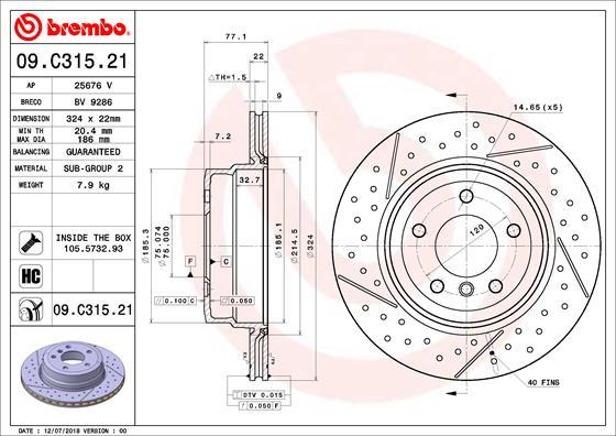 AP 25676 V - Гальмівний диск autocars.com.ua