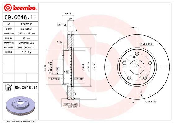 AP 25677V - Гальмівний диск autocars.com.ua