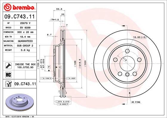 AP 25679 V - Гальмівний диск autocars.com.ua