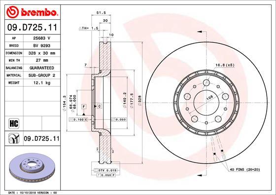 AP 25683 V - Гальмівний диск autocars.com.ua