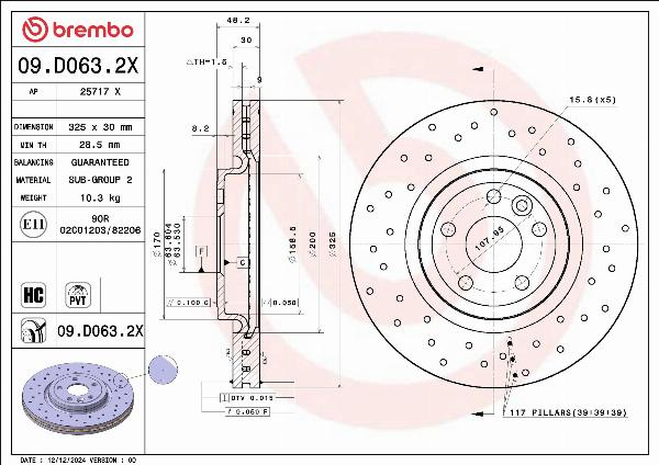 AP 25717 X - Гальмівний диск autocars.com.ua