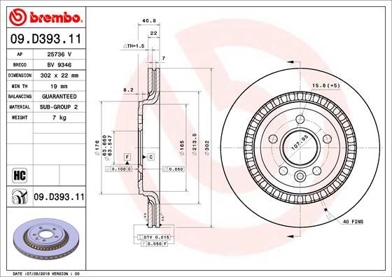 AP 25736V - Гальмівний диск autocars.com.ua