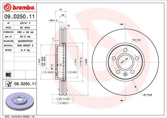 AP 25741V - Тормозной диск avtokuzovplus.com.ua