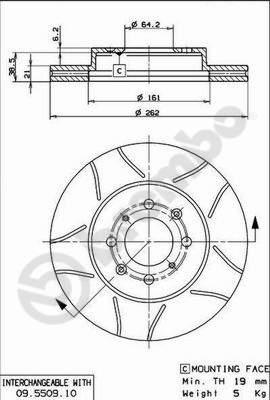 AP X 24335 - Тормозной диск avtokuzovplus.com.ua