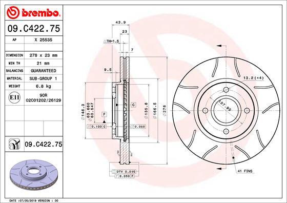 AP X 25535 - Гальмівний диск autocars.com.ua