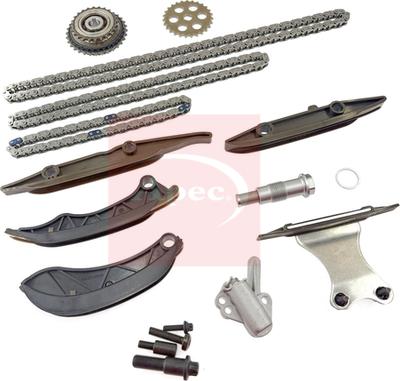 APEC ACK4180 - Комплект ланцюга приводу распредвала autocars.com.ua