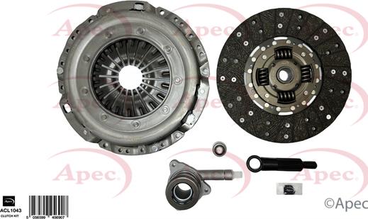 APEC ACL1043 - Комплект зчеплення autocars.com.ua