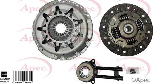 APEC ACL1091 - Комплект зчеплення autocars.com.ua
