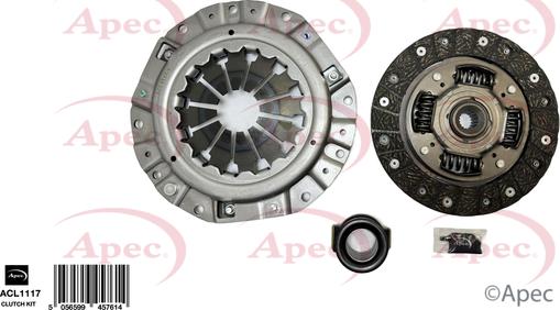 APEC ACL1117 - Комплект зчеплення autocars.com.ua