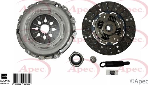 APEC ACL1122 - Комплект зчеплення autocars.com.ua
