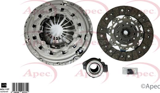 APEC ACL1137 - Комплект зчеплення autocars.com.ua