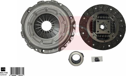 APEC ACL1143 - Комплект зчеплення autocars.com.ua