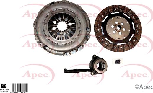 APEC ACL1149 - Комплект зчеплення autocars.com.ua
