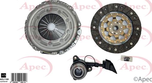APEC ACL1168 - Комплект зчеплення autocars.com.ua