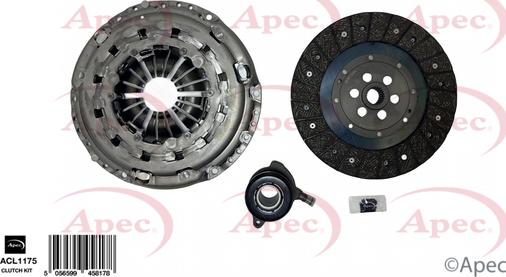 APEC ACL1175 - Комплект зчеплення autocars.com.ua